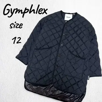 Gymphlex 나일론 타프타 퀼트 다운 컬러리스 코트 WOMEN 12