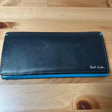 Paul Smith 이단 접이식 장지갑 블랙/블루