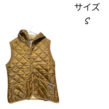 브라운 퀼팅 따뜻한 베스트 S 사이즈