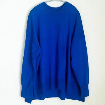 [ JS relume ] BiellaYarn 와이드 크루넥 풀오버