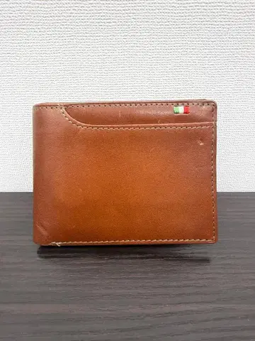 Milagro 미라그로 이탈리아제 브라운 가죽 접이식 지갑