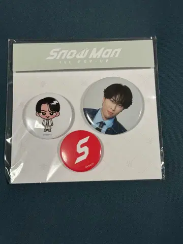 Snow Man 1st POP UP 미야타테 료타 캔 배지