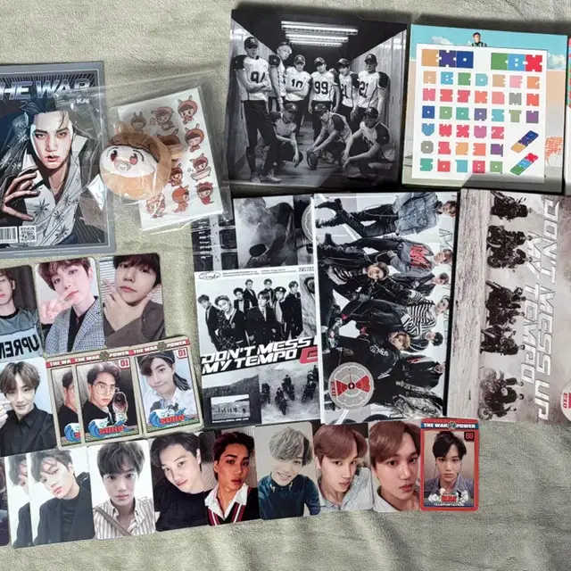 엑소 EXO 굿즈 앨범 및 포카 일괄 판매