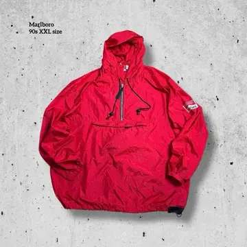 90sMarlboro Unlimited 나일론 아노락 후드티 택 포함