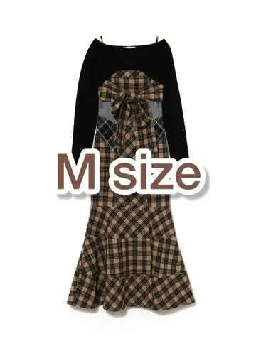 ANDMARY Juni check dress / beige / M