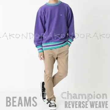 새상품급 챔피온 빔즈 리버스 위브 기무라 타쿠야 속기모 트레이닝복