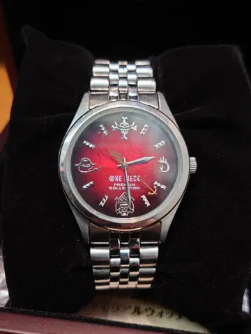 원피스 한정판 공식 메모리얼 워치 화권의 에이스 불꽃의 기억 배터리 방전