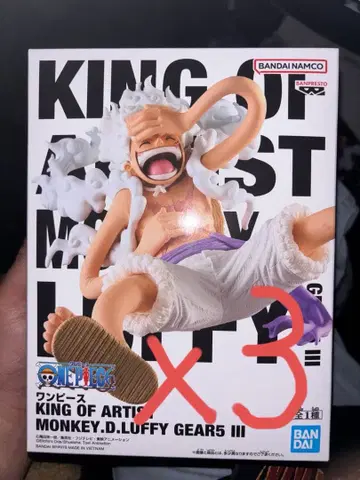 KING OF ARTIST 몽키 D 루피 GEAR5 III 3개 세트