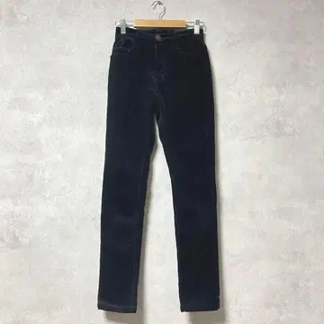 주티 데슈 세트 코듀로이 팬츠 롱 바지 블랙 슬랙스 스키니