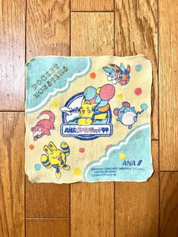 포켓몬 ANA 손수건 타월 포켓몬 제트 1999년