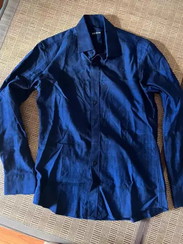 YOUNGOR 네이비 긴팔 셔츠