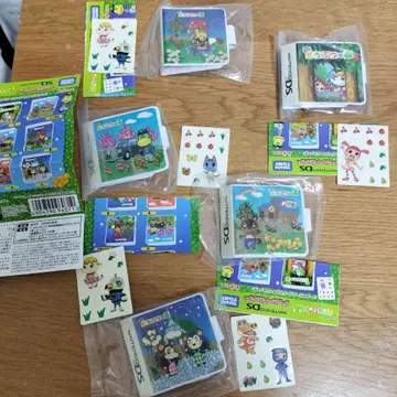 레어 극장판 동물의 숲 게임 카드 홀더 씰 포함 5종 2006년