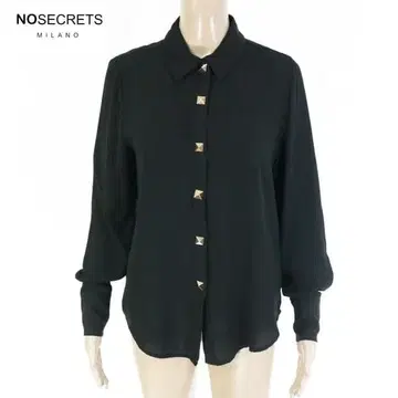 새상품 노 시크릿 긴팔 셔츠 40 ESH175 M 사이즈 블랙