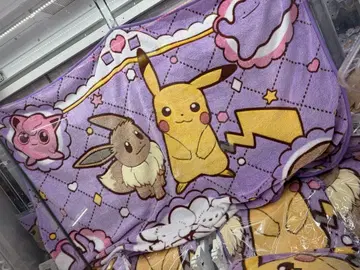 포켓몬스터 피카츄 이브이 플리스 타월