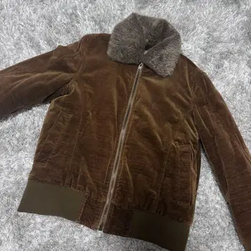 smith's american 브라운 보아 무스탕 블루종