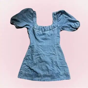 [ 새상품급 ] d'zzit 데님 미니 원피스