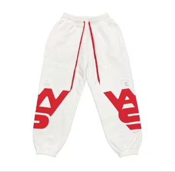 Vaundy little punk 스웨트 팬츠 화이트