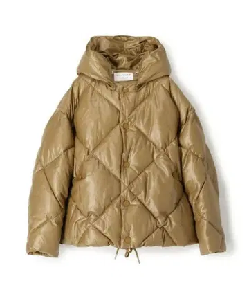 MACPHEE 인조 가죽 퀼팅 숏코트