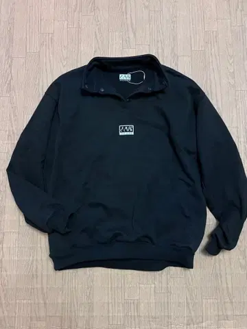 프릭스스토어 FRO CLUB 블랙 L 사우나 코튼 맨투맨