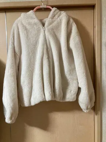 OLIVE des OLIVE 플리스 자켓 화이트