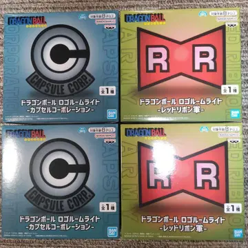 드래곤볼 로고 룸 라이트 4개 세트