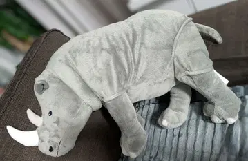 IKEA 코뿔소 봉제 인형