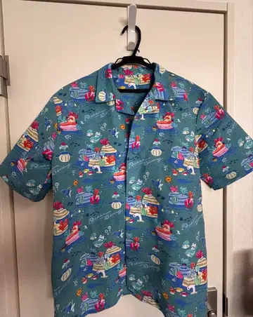 알로하 셔츠 Pokmon Diving 프리 사이즈