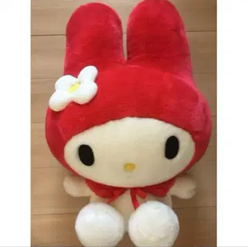 희귀 레어 마이멜로디 3L 봉제 인형 빨간 멜로디 헤이세이 레트로