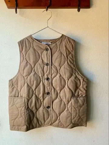 SUN VALLEY 코튼 론 솜 퀼팅 베스트