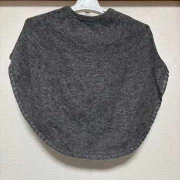 나카가와 마사시치 상점 케이프 판초  차콜 그레이 미사용 새상품