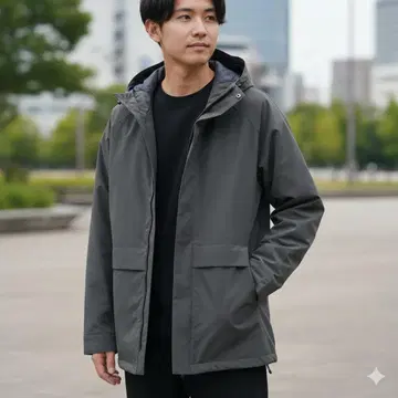 epnok 나일론 자켓 마운틴 파카 집업 긴팔 무지 L