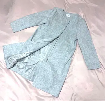 [ 새상품급 ] 롱 코트 라이트 그레이 여성용 L 사이즈