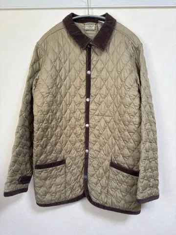 L.L.Bean 퀼팅 자켓 베이지
