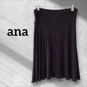 1점 한정 ana 블랙 플레어 스커트 티셔츠 [ L ] 빅 사이즈