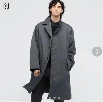 유니클로 +J 패디드 오버사이즈 스텐카라 코트 L 사이즈