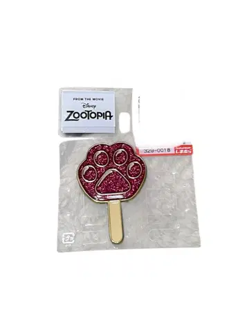 주토피아 발바닥 디자인 핀 배지 시마무라 브로치 아이스