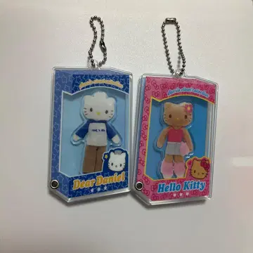 발길이 키티 아크릴 키링 헬로키티 다니엘 세트 판매