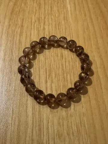 블레스 브라운 골드 bracelet 루틸레이티드 쿼츠 1점 한정