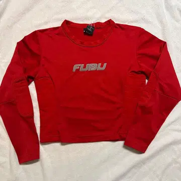 FUBU 레드 크롭 숏 트레이닝복 빈티지