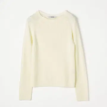 SLOANE 14G 리브 엑스트라 파인 메리노울 라운드넥