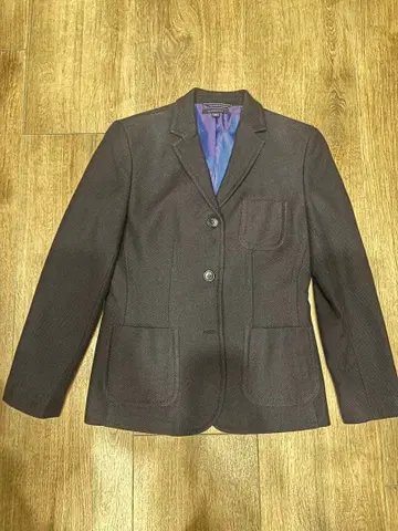 랜즈 엔드 다크 그레이 테일러드 자켓