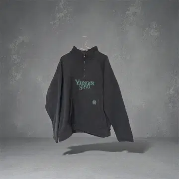 Youngersong 하프 지퍼 플리스 블랙