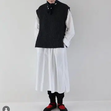 raha 세탁도 가능한 니트 베스트 일본제