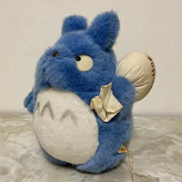 이웃집 토토로 중토토로 26cm 봉제 인형 레트로 산애로우 파랑토토로