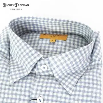 새상품 히키 프리먼 캐주얼 셔츠 M MSH1844 체크 무늬