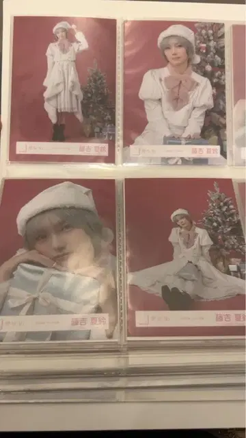 사쿠라자카46 후지요시 카린 2025년 산타 브로마이드 4종 컴프