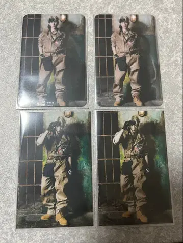 하세가와 마코토 자유를 향한 대탈주 트레이딩 카드 4장 세트 익명 배송