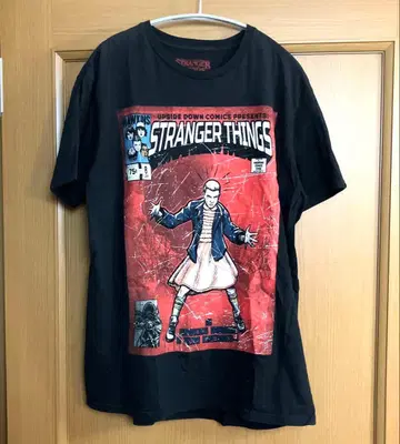 Netflix 기묘한 이야기 티셔츠 블랙 L