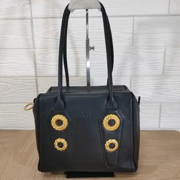 밀라 쇤 레트로 핸드백 상자형 블랙