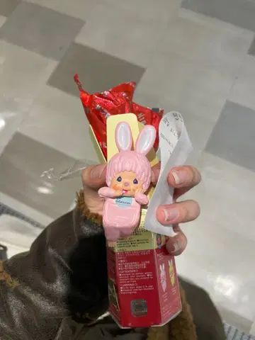 HIPPERS Monchhichi 몽치치 히퍼스 침탄 핑크